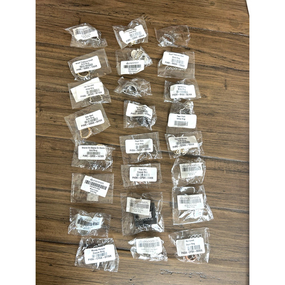 Paparazzi Accessories Ring LOT of 24 Assorted Styles Stretch Rings Wholesale Lot - Picture 1 of 16